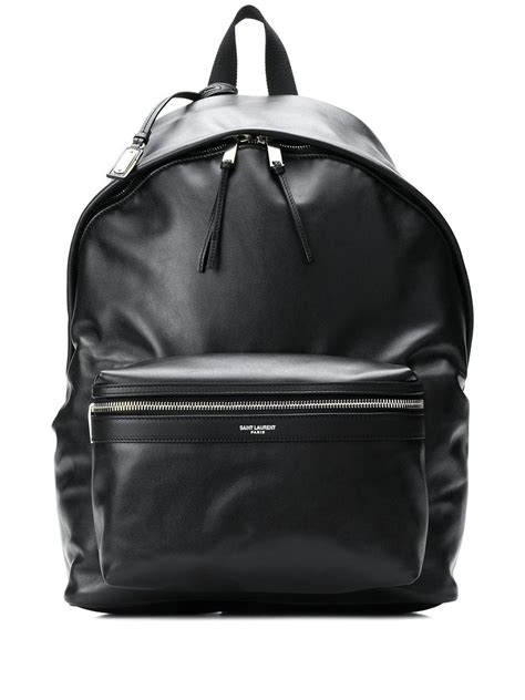 saint laurent black ysl city backpack|Shop Saint Laurent City Trekking Backpack In .